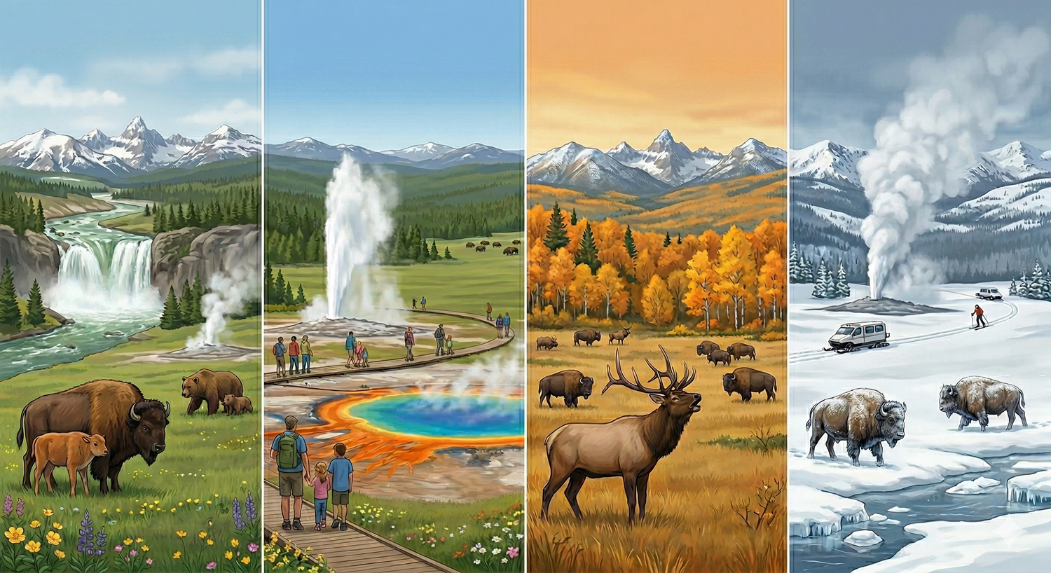 Seasons of Yellowstone: How the Park Transforms Year-Round