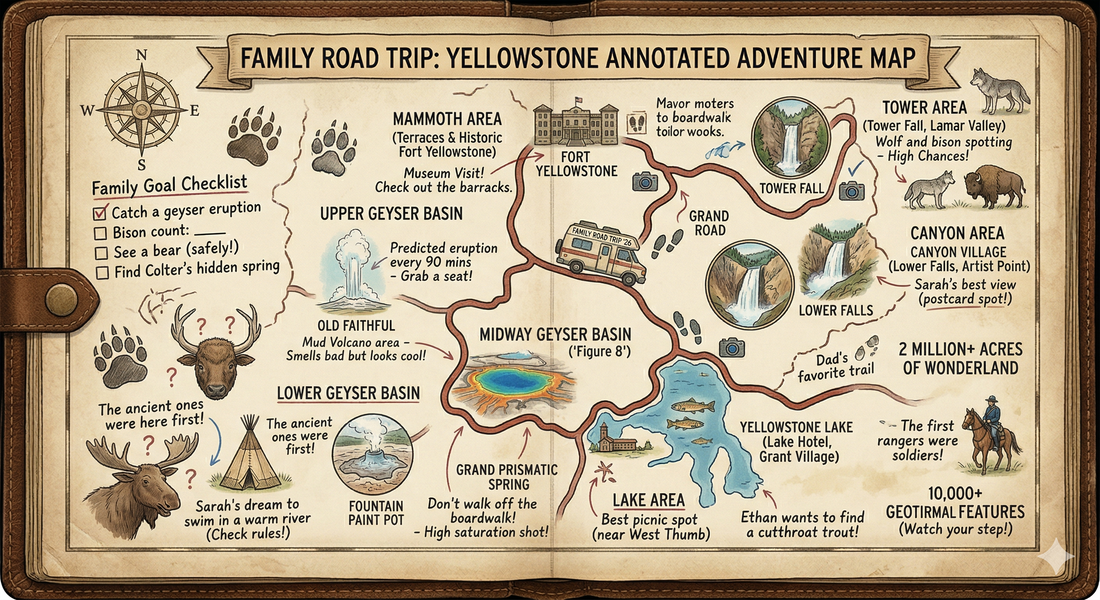 The Ultimate Yellowstone Road Trip Itinerary: A Must-Read for First-Time Visitors